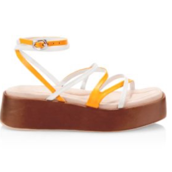 Rag and Bone Logan Sandals in Saffron SZ 41 - Picture 2 of 6